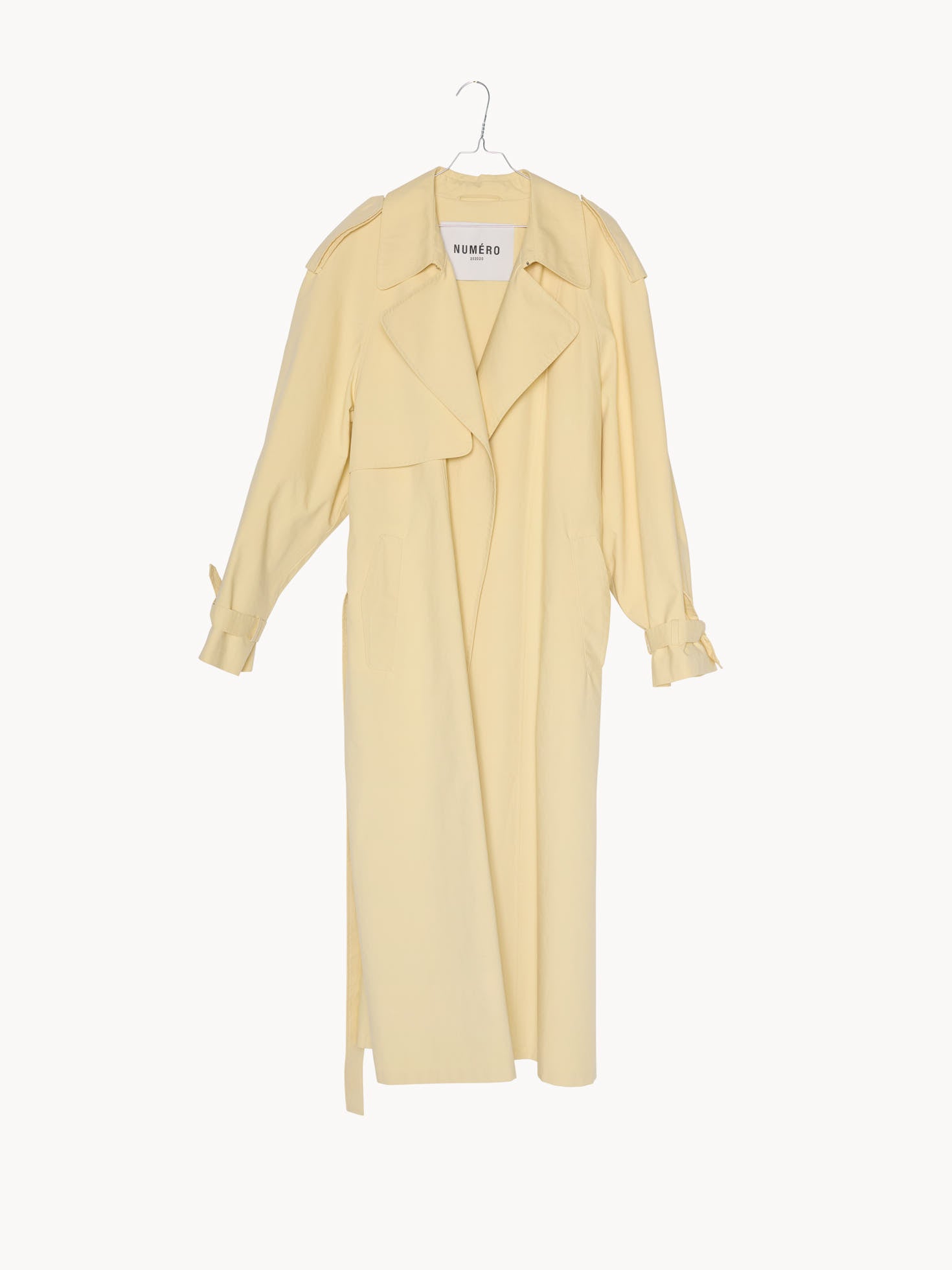 TRENCHCOAT NO. 001 | pale yellow