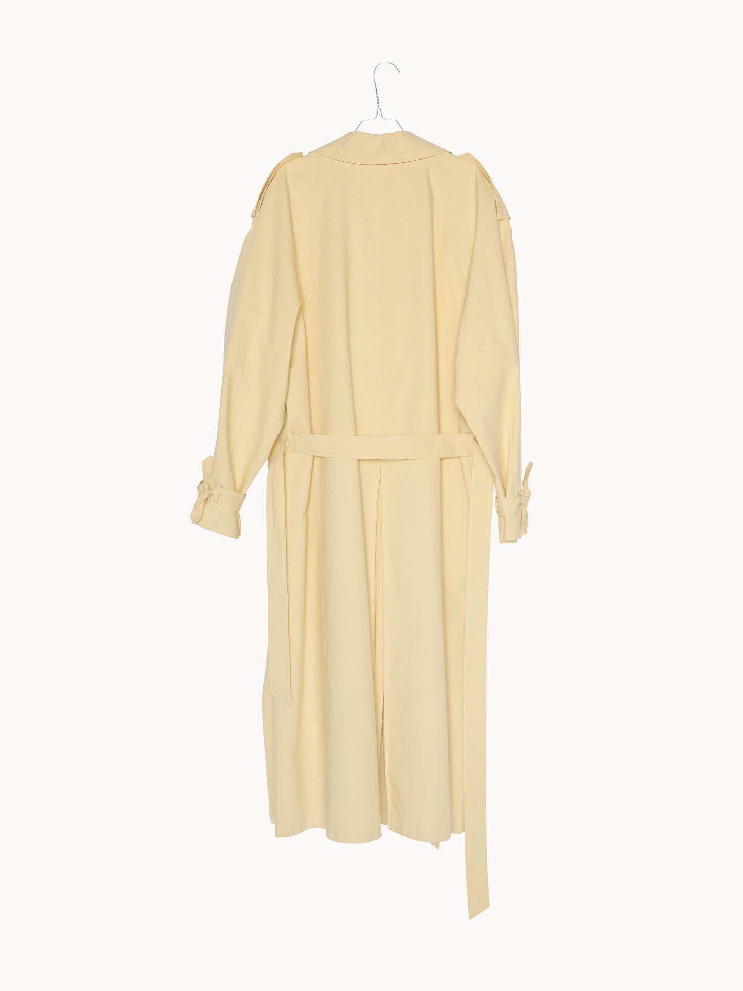 TRENCHCOAT NO. 001 | pale yellow