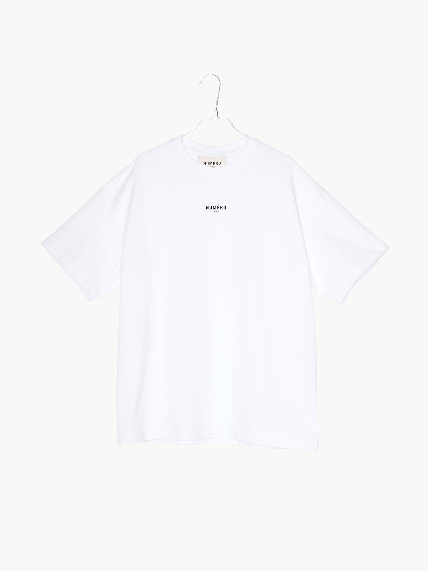 T-SHIRT NO. 002  | white with small black logo